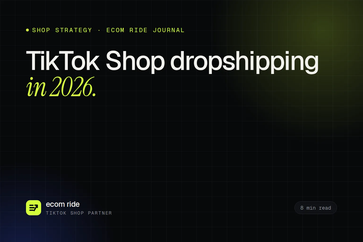 TikTok Shop Dropshipping in 2026: Is It Allowed and Does It Still Work?